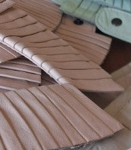 Piero Leather Collar Pink Nude